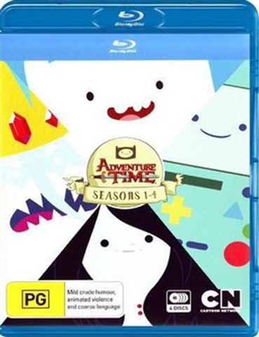Adventure Time: Season 1-4 (4 Disc) - CeX (AU): - Buy, Sell